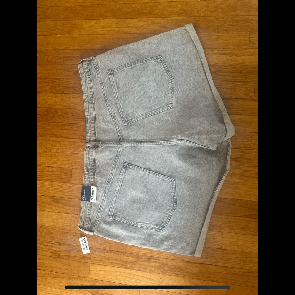 Old Navy Gray Jean Shorts